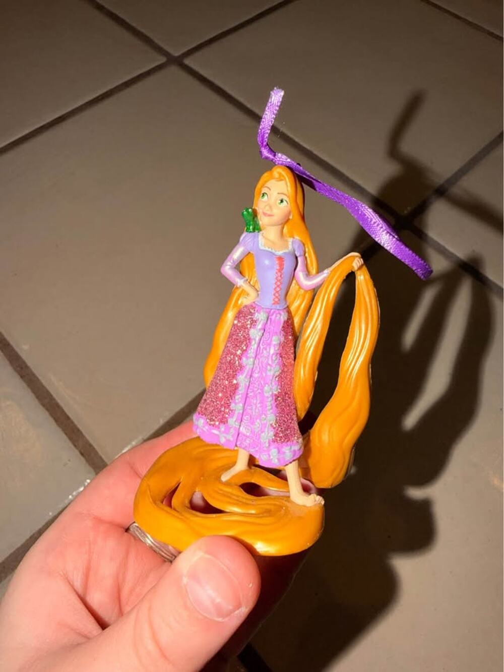 Disney Tangled Rapunzel and Pascal Christmas Ornament